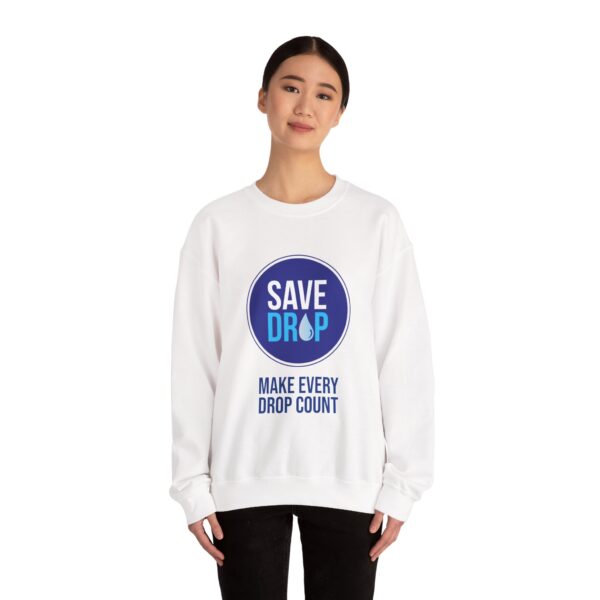 Save Drop Unisex Sweatshirt - Image 4